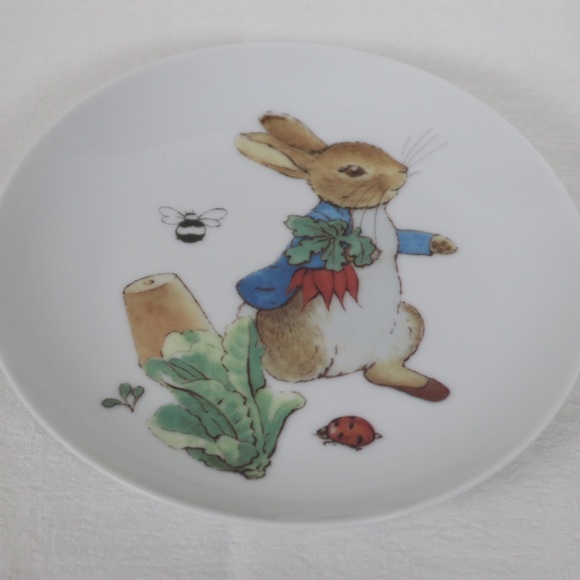 BEATRIX POTTER PETER RABBIT EASTER 4 ASSORTED APPETIZER PLATES - S/4 - NEW #D - Picture 3 of 8